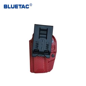 Bluetac Carbon Fibre OWB Fobus Gun Holster Ergonomic Design In Red Color