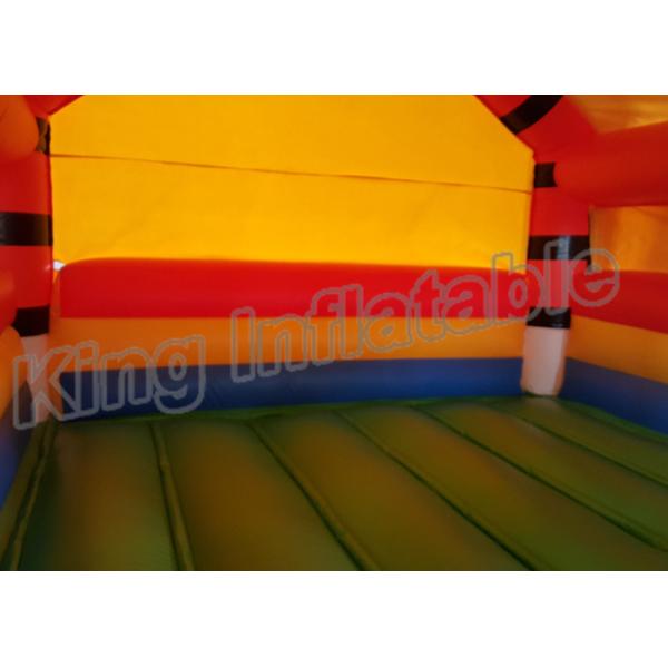 0.55mm PVC Tarpaulin Tiger Inflatable Jumping Castle For Outdoor Entertainment