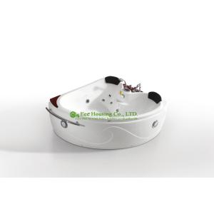 China massage bathtub environmental suite 2 person acrylic bathtub with led light,fancy shape free standing whirlpool Jacuzzi on sale