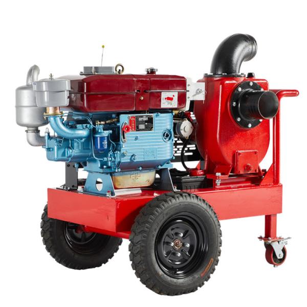 Diesel Water Pump Belt Wheel Drive Dry Priming pump Compact Structure Self Priming Pump For Home