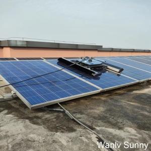DC Motor Powered Remote Control Cleaning Robot for Tech Solar Panel Cleaning