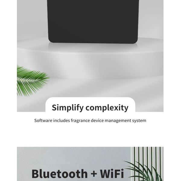 Wall Mounted Large Space Aroma Diffuser Machine 2000cbm Coverage Remote Control