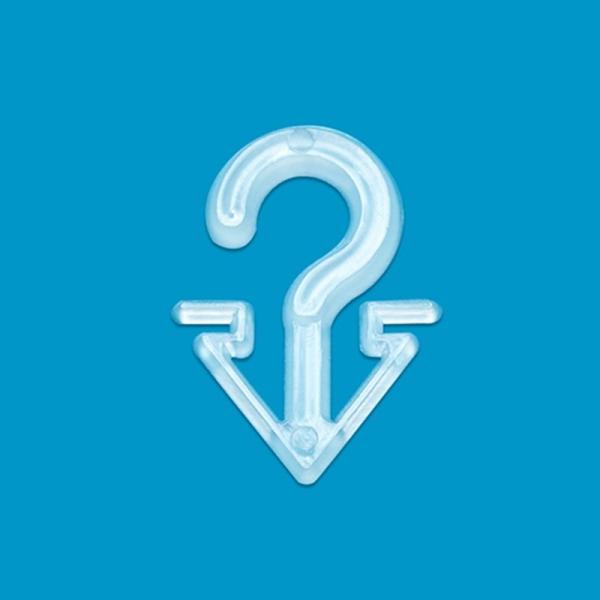 Quality Plastic Sock Hook Stocking Hanger , V Shape Black Plastic Hooks for sale