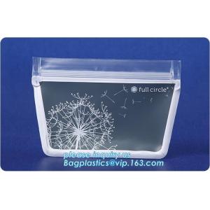 BPA-free reusable food storage bag 1000ml Silicone Food Fresh Pouch for fruits,