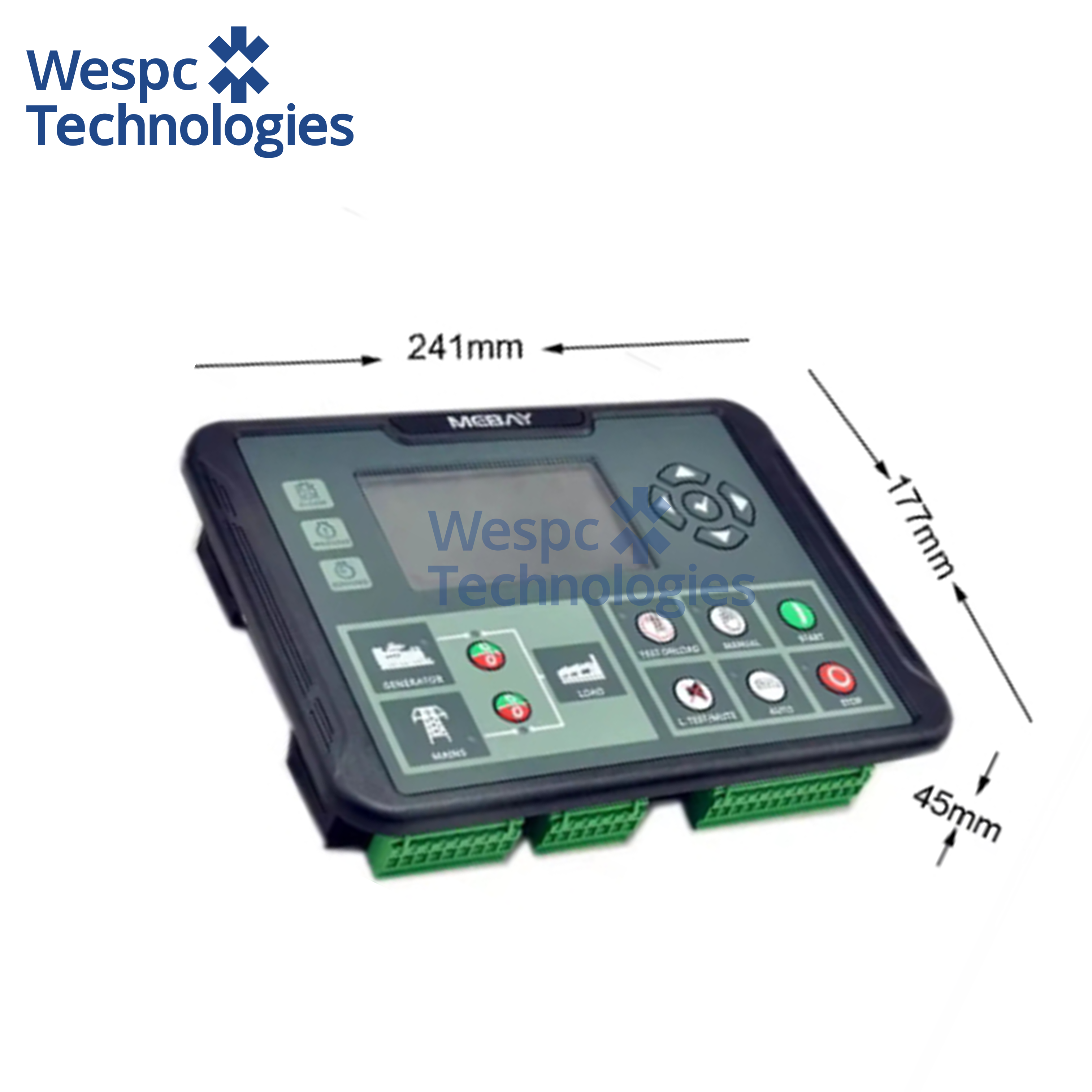 WESPEC Original Mebay DC92DR Generator Start Stop Controller Genset Controller