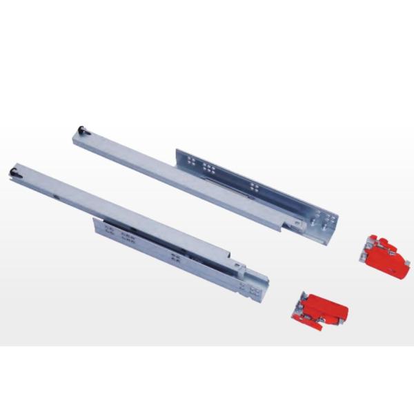 Quality 3 Fold Concealed Full Extension Drawer Slides , Furniture Drawer Slides Soft Close for sale