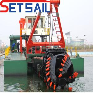 Underwater Pump Hydraulic Cutter Suction Dredging Machine with Fada Gearbox