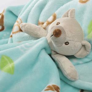 Printing Flannel Fabric Blanket Fluffy Soft Koala Fleece Blanket