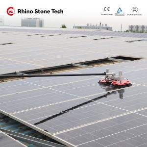 China Solar Panel Cleaning Equipment Washing Brushes Solar Panel Rotary Cleaning Brush on sale