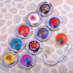 QY-BH04 Printing Metal Foldable Purse Hook bag Hanger