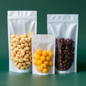 China Flat Bottom Bag with Zipper - Stand-Up Airtight Pouches with Reusable Lock Seal for Coffee, Snacks, Cosmetics | High-Barrier Lamination & Custom Printing on sale