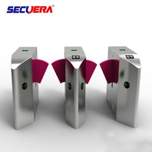 Single lane Stainless Steel Gate access control turnstile system Fingerprint