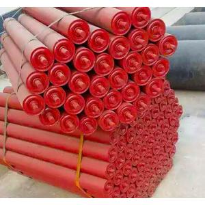 Flat Mining Belt Conveyor 76mm Return Idler Roller