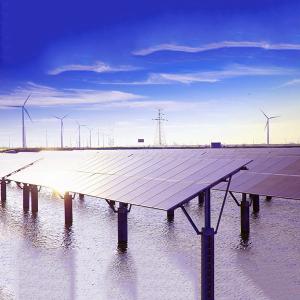 PV Solar Mounting Systems Fishing Light Complementary Integrated Floating Tidal