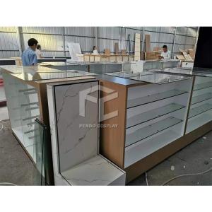 3000mm Long Mobile Phone Display Showcase With 2pcs Drawers