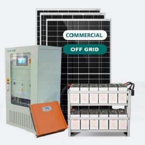 Three Phase Off Grid Solar System Household Stackable Modern Design