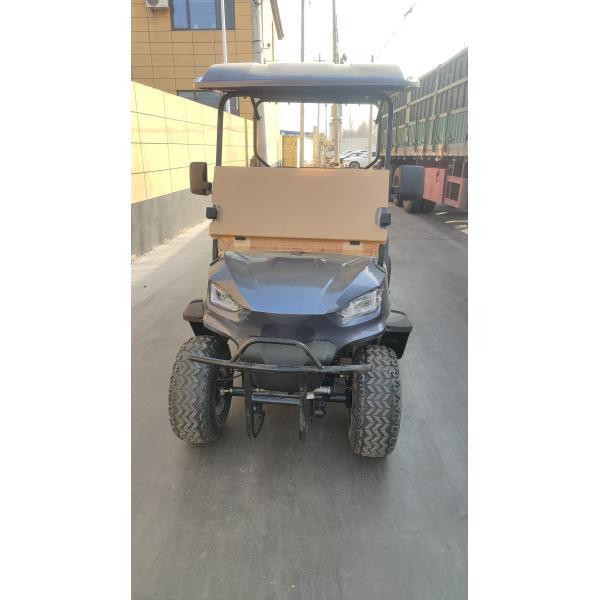 Silver Gray Golf Cart Epitome of Luxury and Comfort Setting Trend in End Driving Elevating Your Leisure Experienc