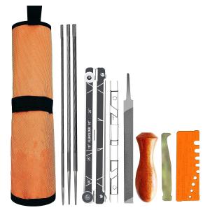 10PCS Chainsaw Sharpening Filing Kit 5.2mm File for 3/8 PRO Chain Customized Request