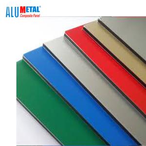 1220x2440mm Brushed PVDF Aluminum Composite Panel Sheet 5mm AA1100