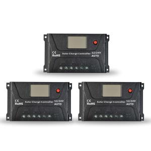 50A 12V 24V Auto LCD Screen Digital Solar Charge Controller