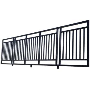 Welding Galvanized Steel Rod Wrought Iron Guard Rails For Deck Customized