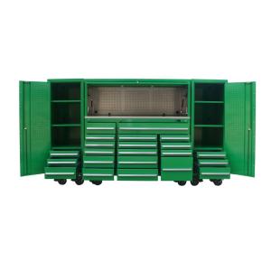 Car Repair Garage Workshop Metal Tool Cabinet with Locker Rolling Tool Box