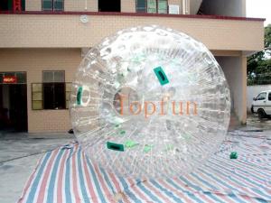 China Transparent Inflatable Toy-Big Soccer Ball With Durable Plato PVC / TPU on sale