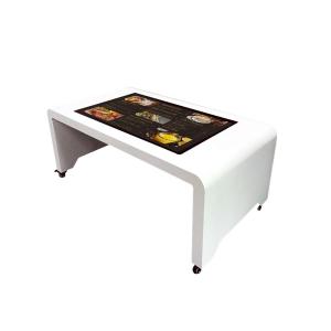 Smart Digital Signage LCD Coffee Cabinet Interactive Touch Screen Kiosk 500cd