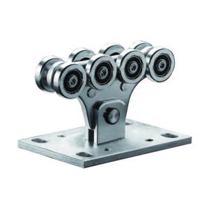 Wholesale 48mm rollers galvanized steel medium sliding cantilever gate carriage wheel from china suppliers