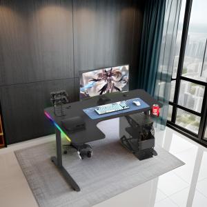 1050*700*115mm Sturdy Writing L Shaped Gaming Desk Adjustable Height for Home