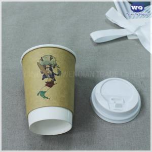 Wholesale 13.5oz Disposable Double Wall Paper Coffee Cups Custom Printed , Disposable To Go Coffee Portable Disposable Hot Cups from china suppliers