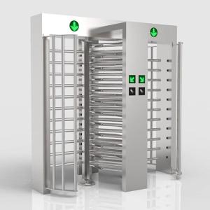 RS485 Employee Entrance Full Height Turnstile DC12V