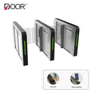 Access Control Aluminum Alloy Speed Gate Turnstile Anti Trailing Alarm