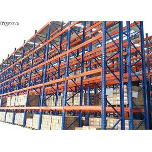High Density Very Narrow Aisle Racking Storehouse Galvanized Surface Accessories