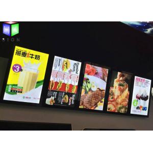 Menu Lightbox LED Restaurant Menu Boards Backlight Aluminum Alloy Frame