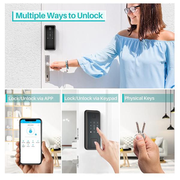 OEM Smart Door Lock Digital Compatible Bluetooth Keyless Door Lock