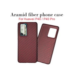 China Ultra Thin Logo Printed Aramid Fiber Huawei Case For Huawei P40 on sale