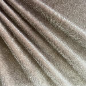 Polyester Spandex Ice Velvet Fabric 4 Way Stretch Crushed