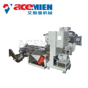 Single Screw Plastic Granulator Machine PLC Electronic Control System