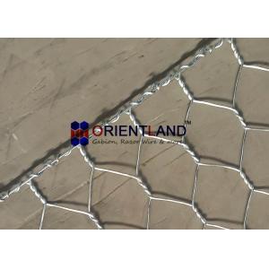 ISO Gabion Wire Mesh Galvanized Gabion Wall Mesh 2m * 1m * 0.5m Longlife
