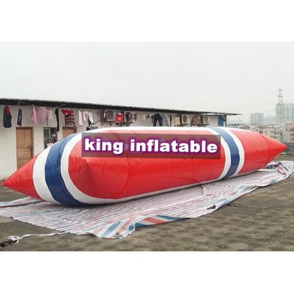 Durable Inflatable Water Toys / Blow Up Water Jumping Airbag Water Blob