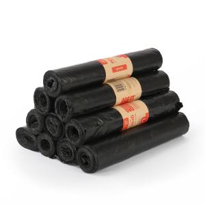 Customized Color CMYK commercial trash bags On Roll Biodegradable