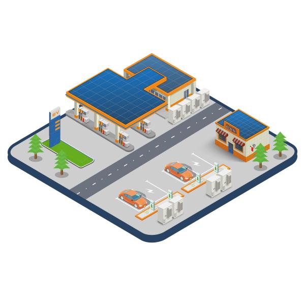 PV Battery Ess Energy Storage System For Renewable Energy Microgrid Charge