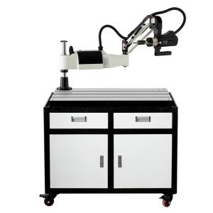 M16 Electric Threading Machine With Long Flexible Arm for Tapping Threads with servo motor