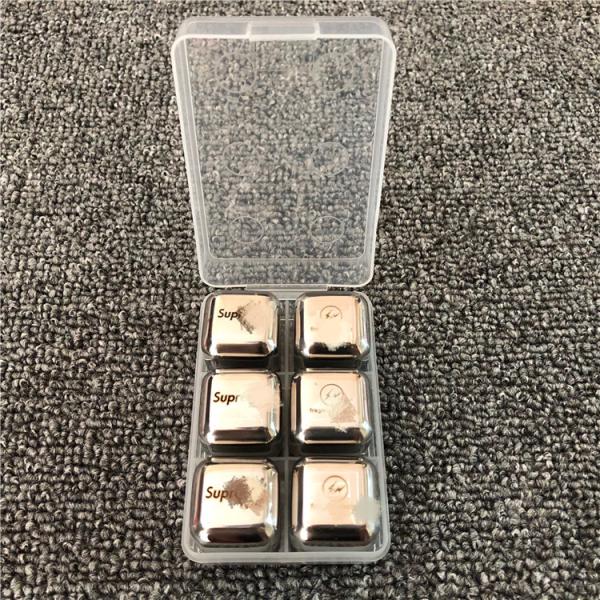 Fashionable Stainless steel quick-frozen ice block Frozen cooling drinks Restaurant ice cube