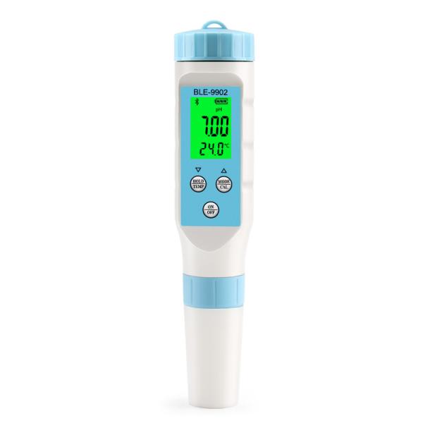 Quality 3-in-1 pH Meter with Bluetooth – Accurate EC and Temperature Measurement for Water Quality in Pools, Aquariums, and Hydroponics for sale