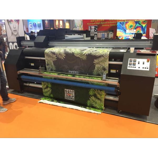 Quality Double Vision Fabric Plotter , Automatic  Inkjet Fabric Printing Machine for sale