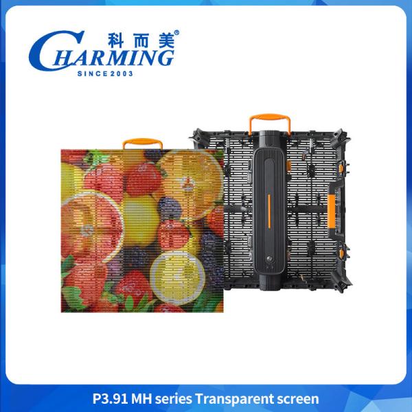 16 Bit P3.91MH Series Transparent LED Display Multiple Installation Methods LED