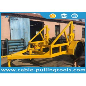 Wholesale Underground Cable Tools 3-8 Ton Cable Drum Trailer Cable Reel Carrier for Transporting Cable Reels from china suppliers