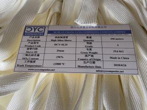 Wholesale CYC High Silica Fiber Braided Sleeve for Electonic &amp; Heat Insualtion Industry from china suppliers